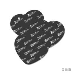 Alternative view of Conversation Hearts – Acrylic Keychain Blank (3") | Optional Sticker or UV DTF
