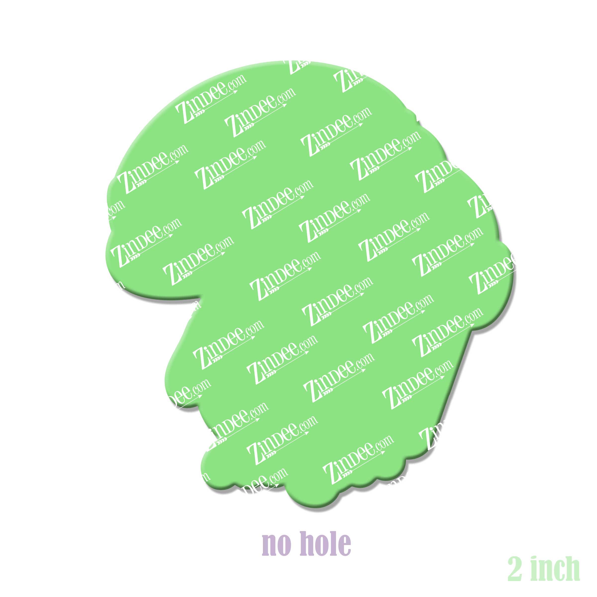 Alternative view of Coolest Penguin Acrylic Blank- Sticker- UV DTF (2 inch) NO HOLE