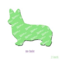 Corgi acrylic blank (2 inch) NO HOLE