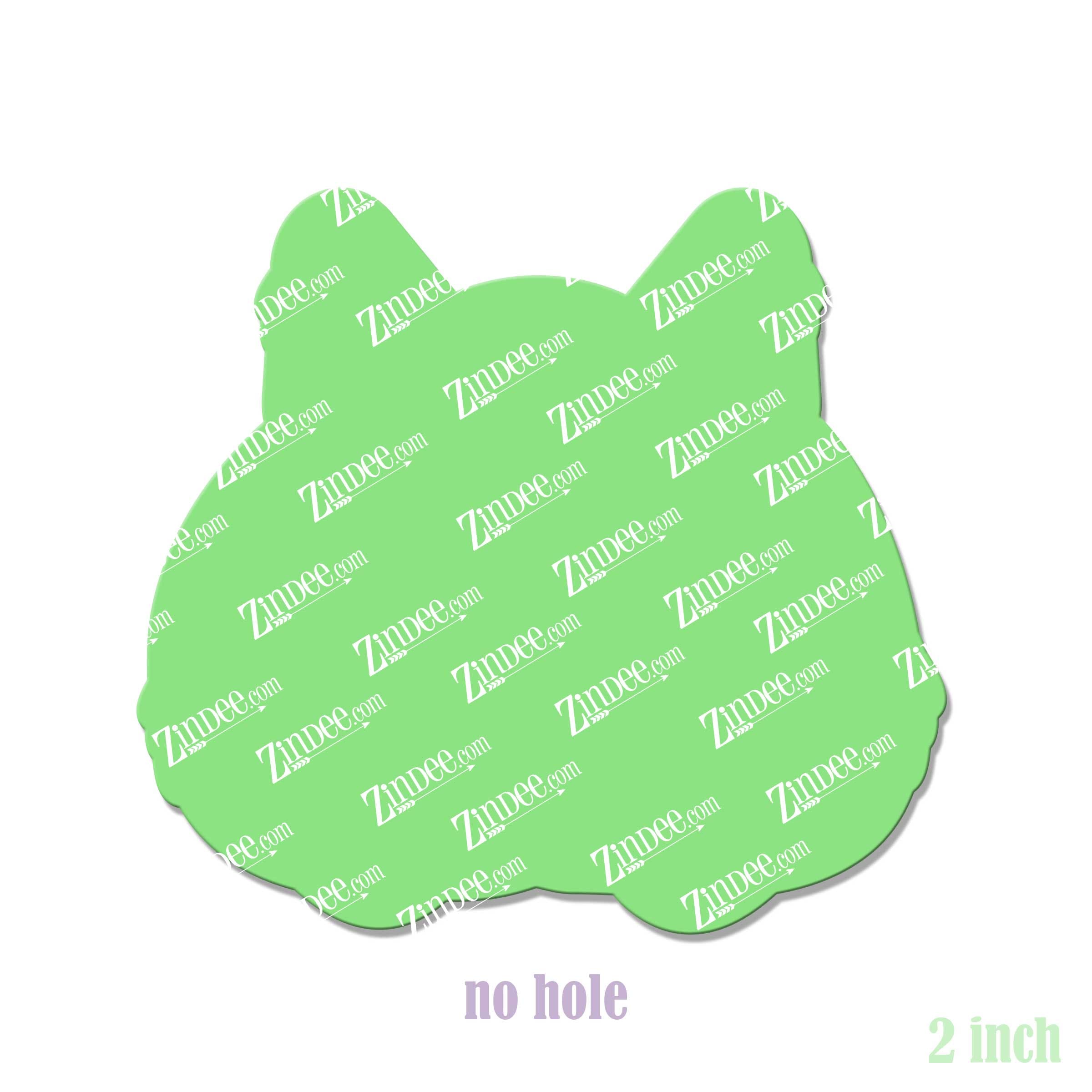 Alternative view of Corgi Butt Acrylic Blank- Sticker- UV DTF (2 inch) NO HOLE