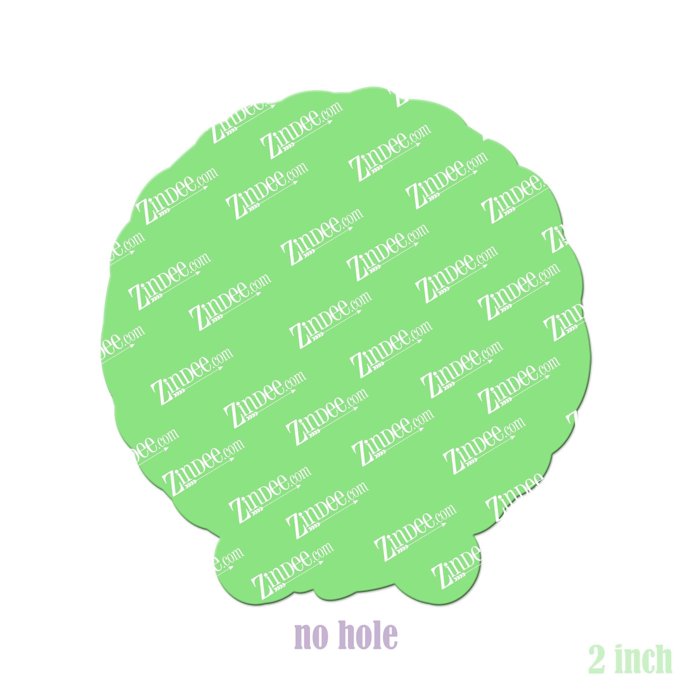 Alternative view of Corgi Wreath Acrylic Blank- Sticker- UV DTF (2 inch) NO HOLE