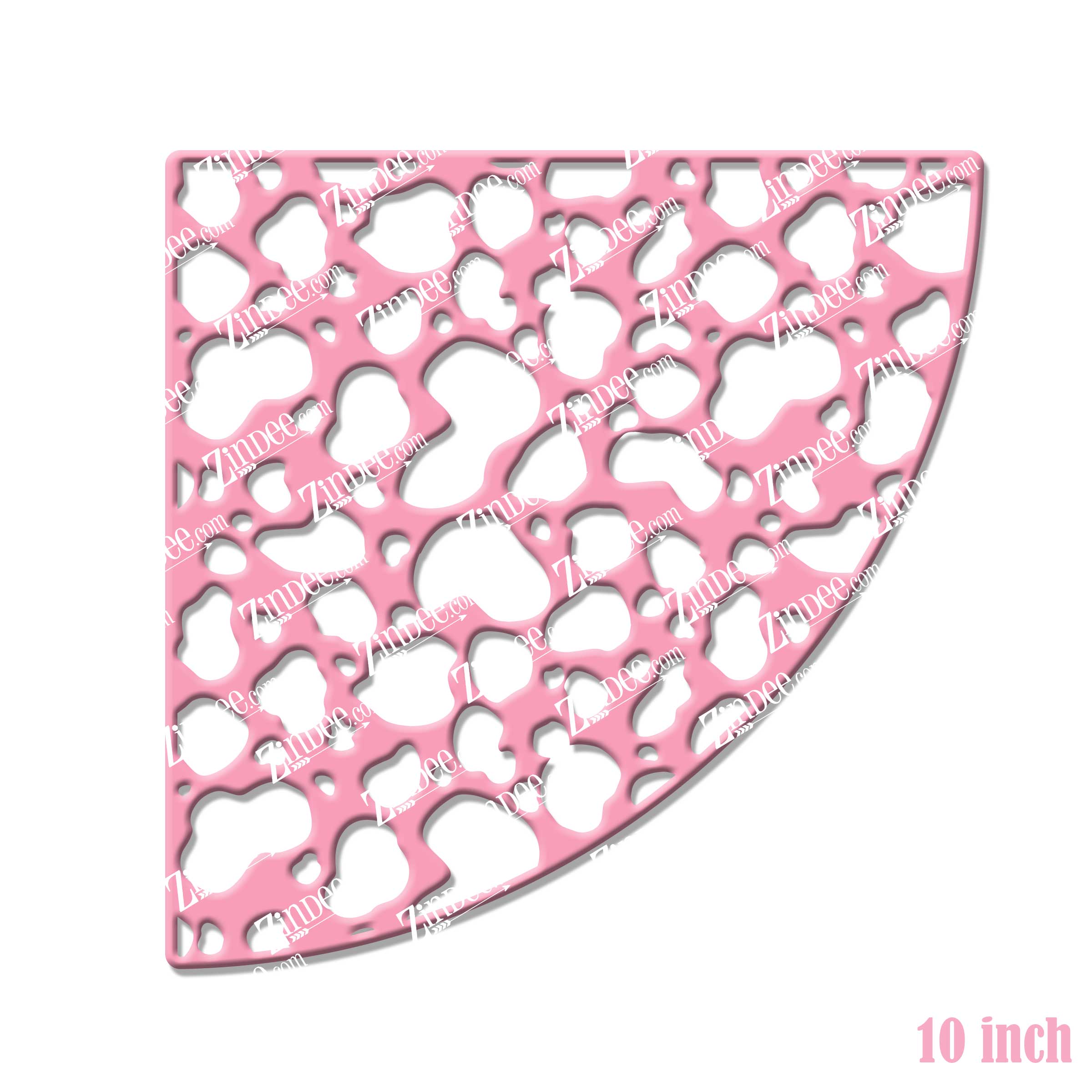 Alternative view of Cow Print- Acrylic Stencil