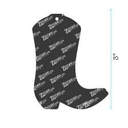 Cowboy Boot – Acrylic Keychain Blank (3") | Optional Sticker or UV DTF