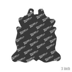 Cowhide Rug acrylic blank (3 inch)