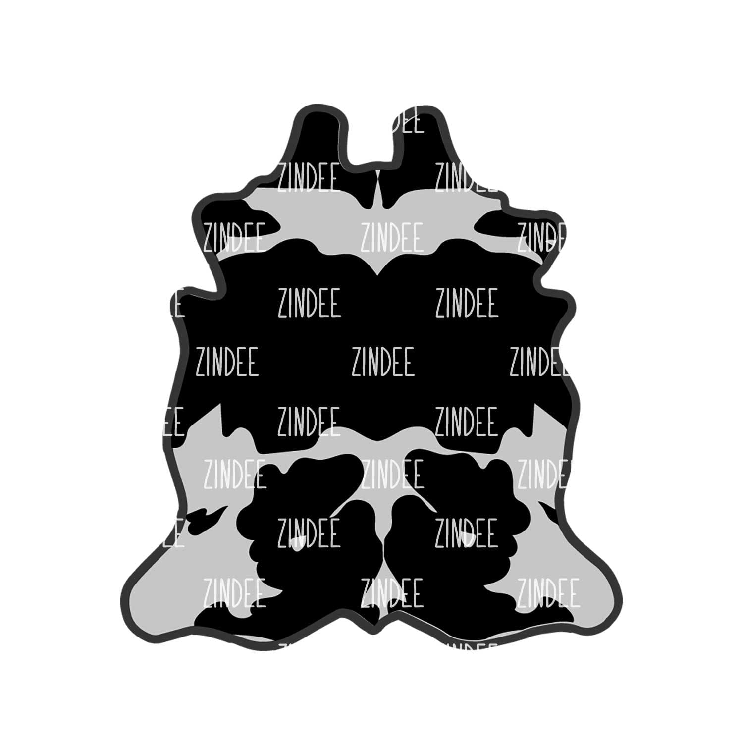 Alternative view of Cowhide Rug acrylic blank (3 inch)