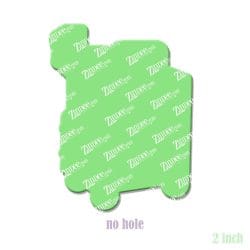 Alternative view of Crash Cart – Acrylic Badge Reel Blank (2") No Hole | Optional Sticker or UV DTF