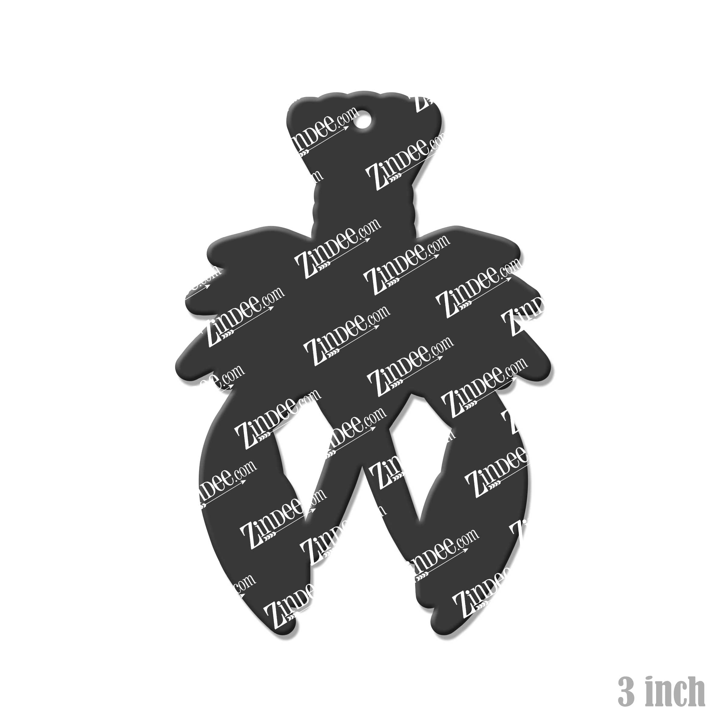 Crawfish Acrylic Blank- Sticker- UV DTF (3 inch) - Image 2