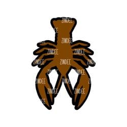 Crawfish – Acrylic Keychain Blank (3") | Optional Sticker or UV DTF