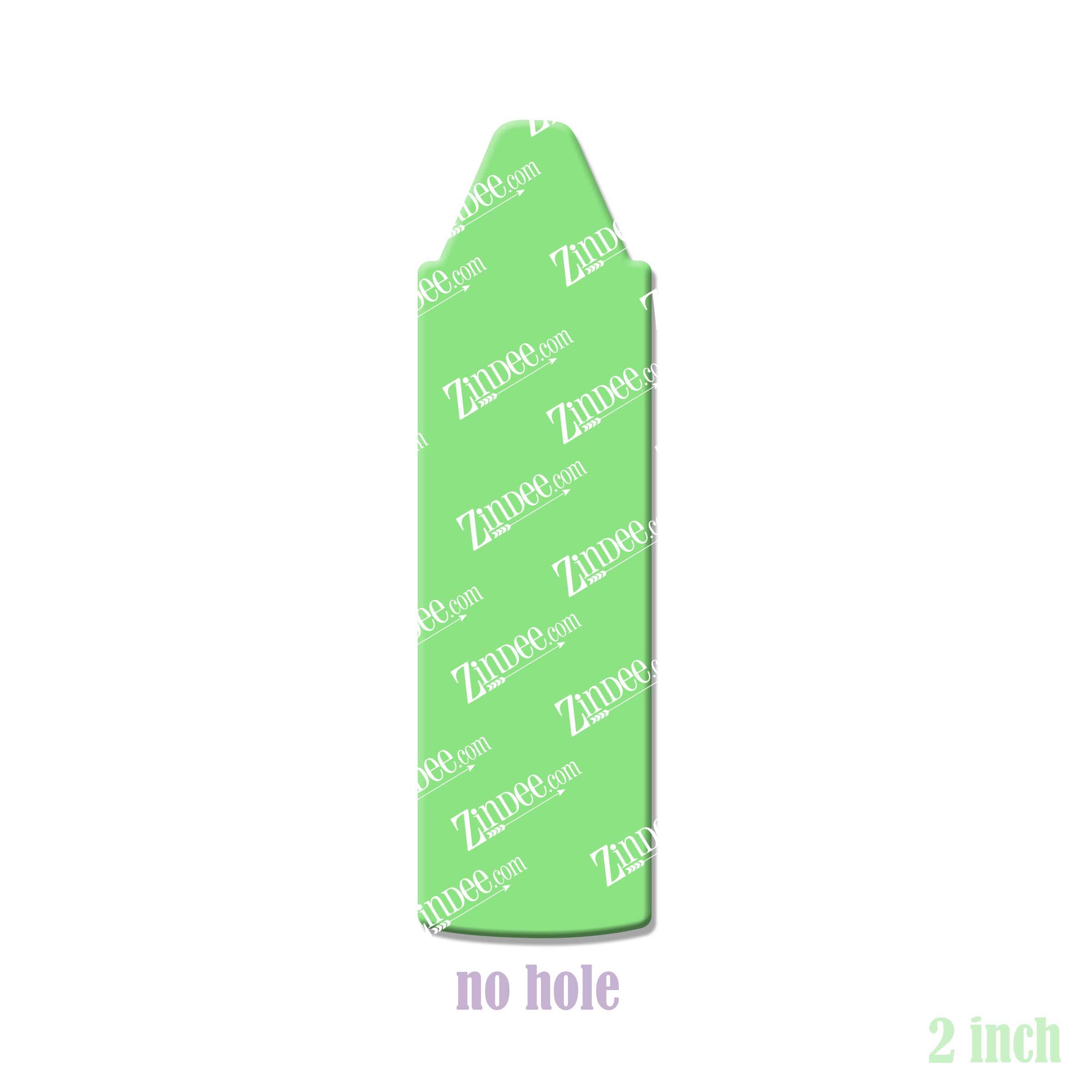 Alternative view of Crayon Acrylic Blank- Sticker- UV DTF (2 inch) NO HOLE