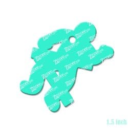 Alternative view of Crime Scene Body Acrylic Blank- Sticker- UV DTF (1.5 inch)