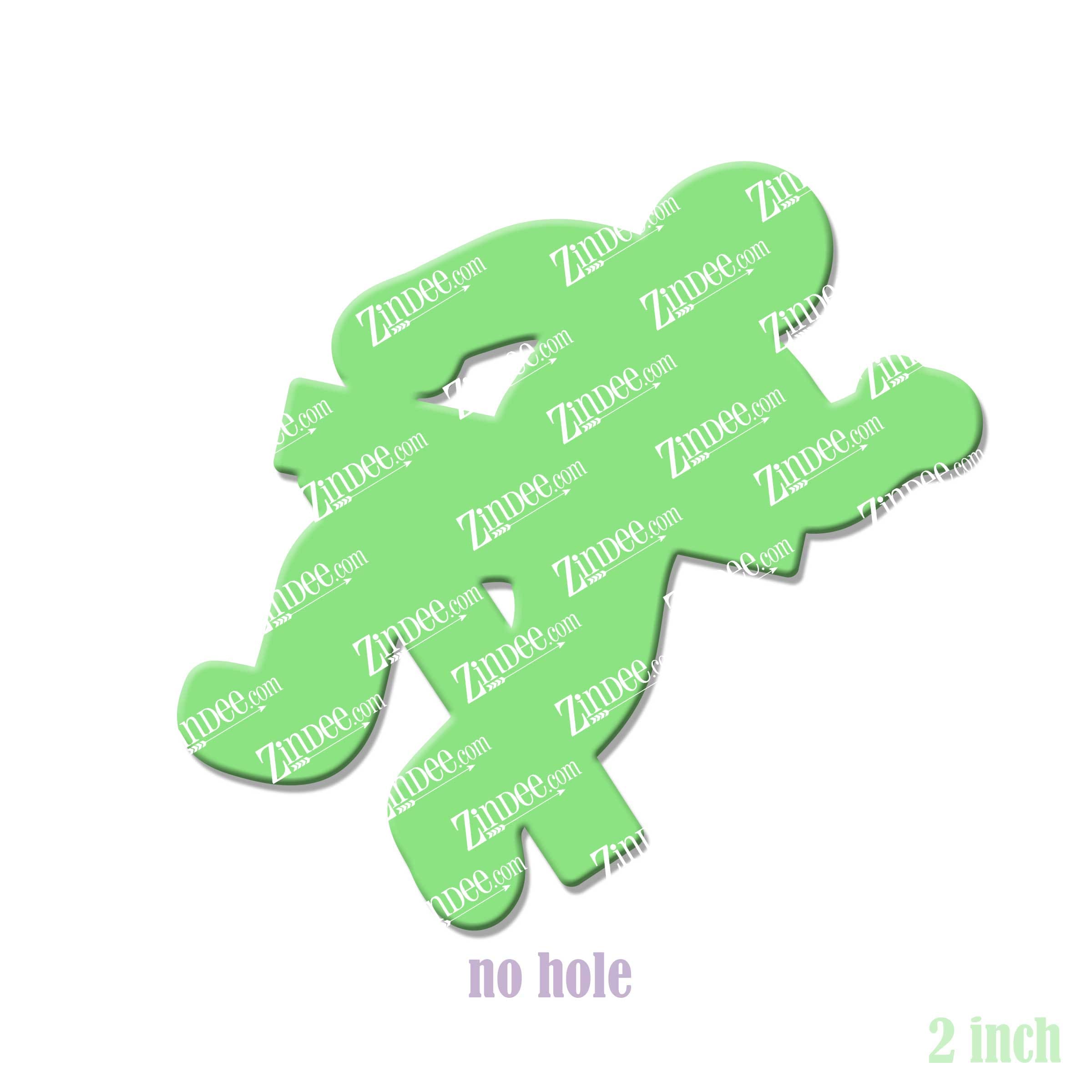 Alternative view of Crime Scene Body Acrylic Blank- Sticker- UV DTF (2 inch) NO HOLE