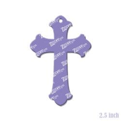 Alternative view of Cross Acrylic Blank- Sticker- UV DTF (2.5 inch)