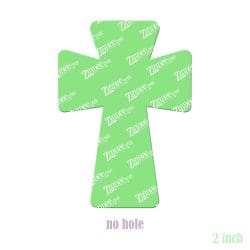 Alternative view of Cross (Version 2) – Acrylic Badge Reel Blank (2") No Hole | Optional Sticker or UV DTF