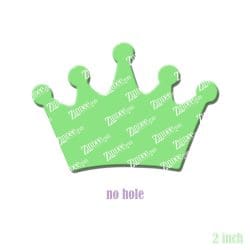 Alternative view of Crown – Acrylic Badge Reel Blank (2") No Hole | Optional Sticker or UV DTF