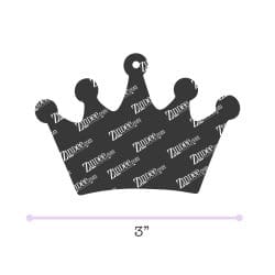 Crown – Acrylic Keychain Blank (3") | Optional Sticker or UV DTF