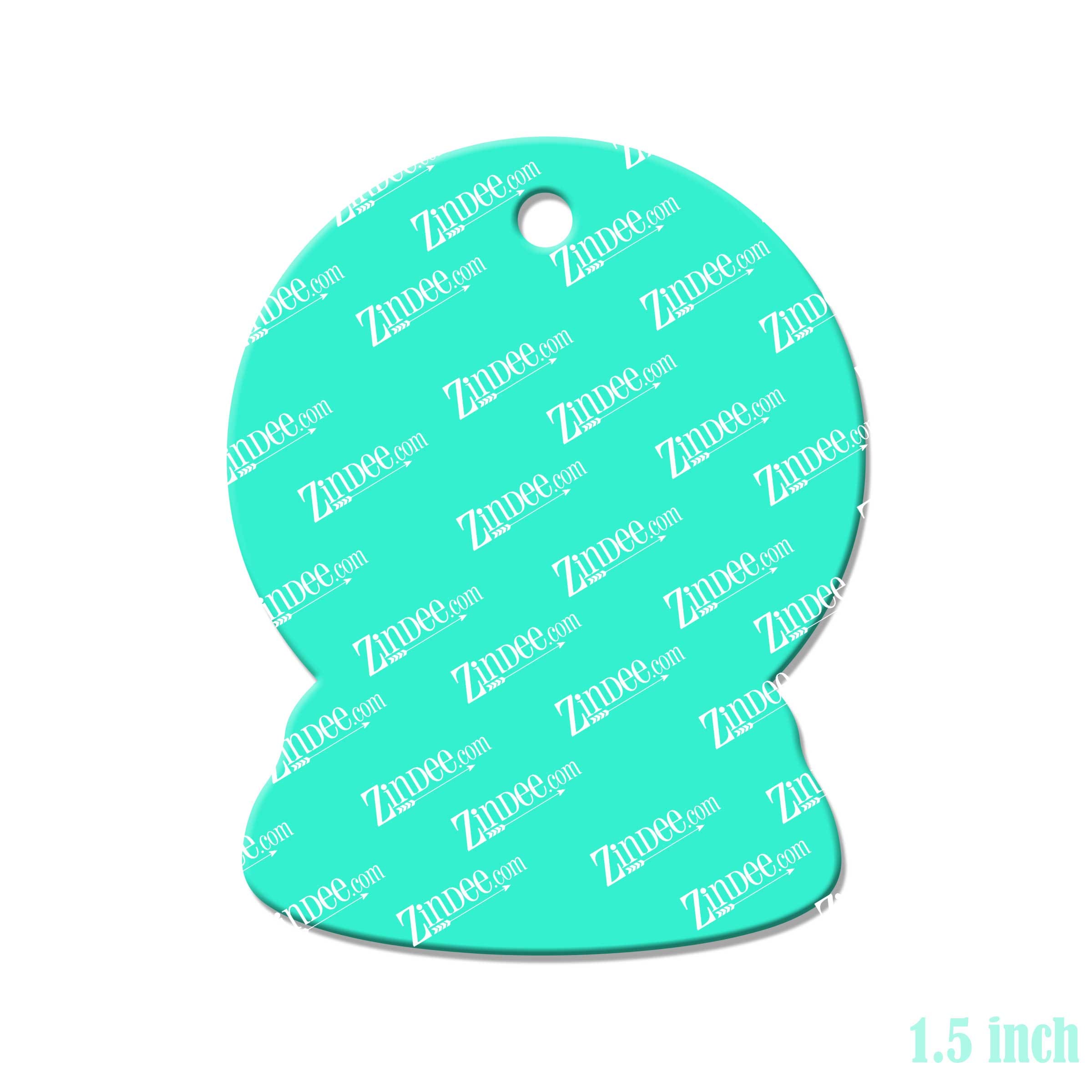 Crystal Ball/Snow Globe Acrylic Blank- Sticker- UV DTF (1.5 inch) - Image 2