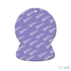 Alternative view of Crystal Ball/Snow Globe Acrylic Blank- Sticker- UV DTF (2.5 inch)