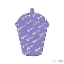 Alternative view of Cup with Straw Acrylic Blank- Sticker- UV DTF (2.5 inch)