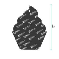 Cupcake – Acrylic Keychain Blank (3") | Optional Sticker or UV DTF