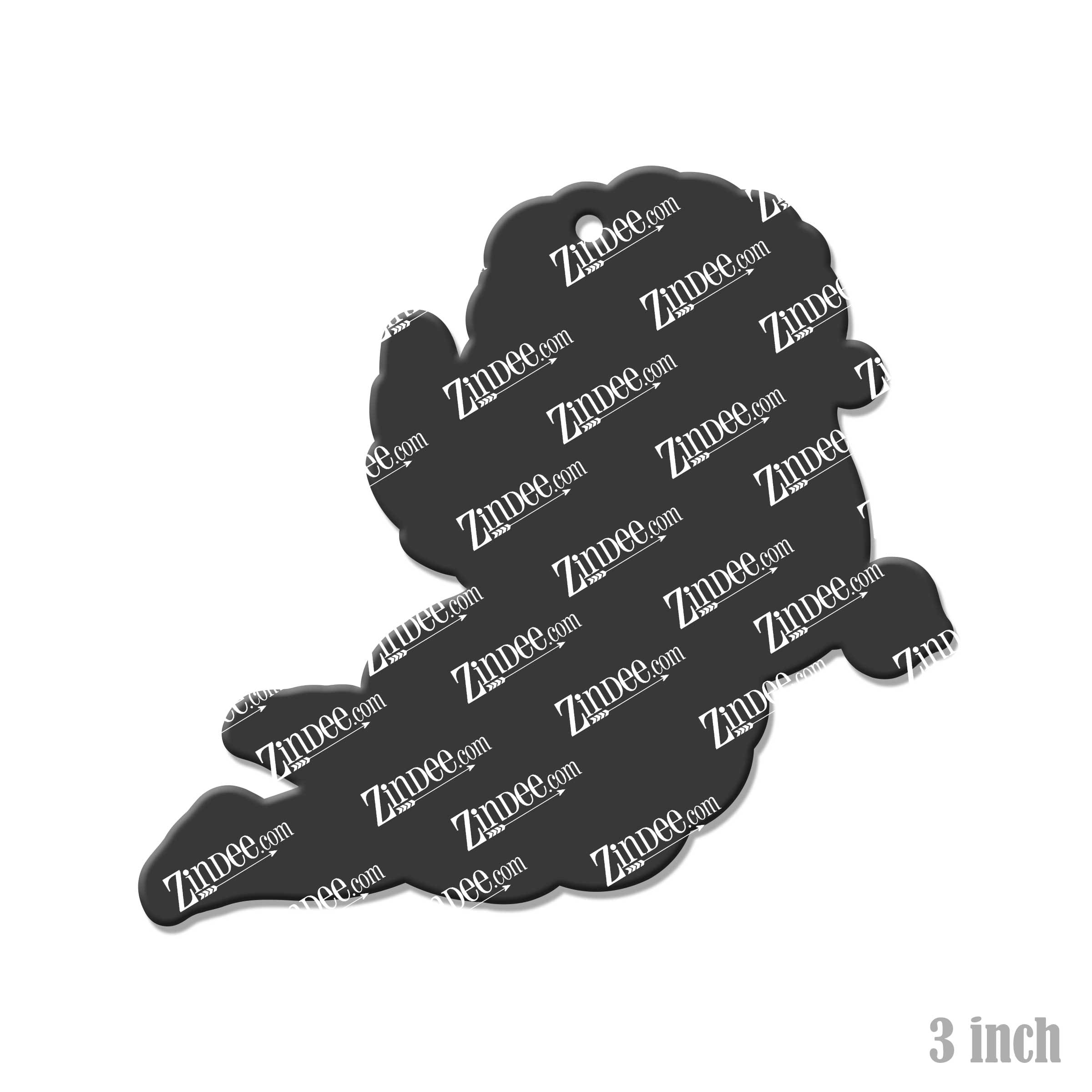 Cupid acrylic blank (3 inch) (5 piece minimum)