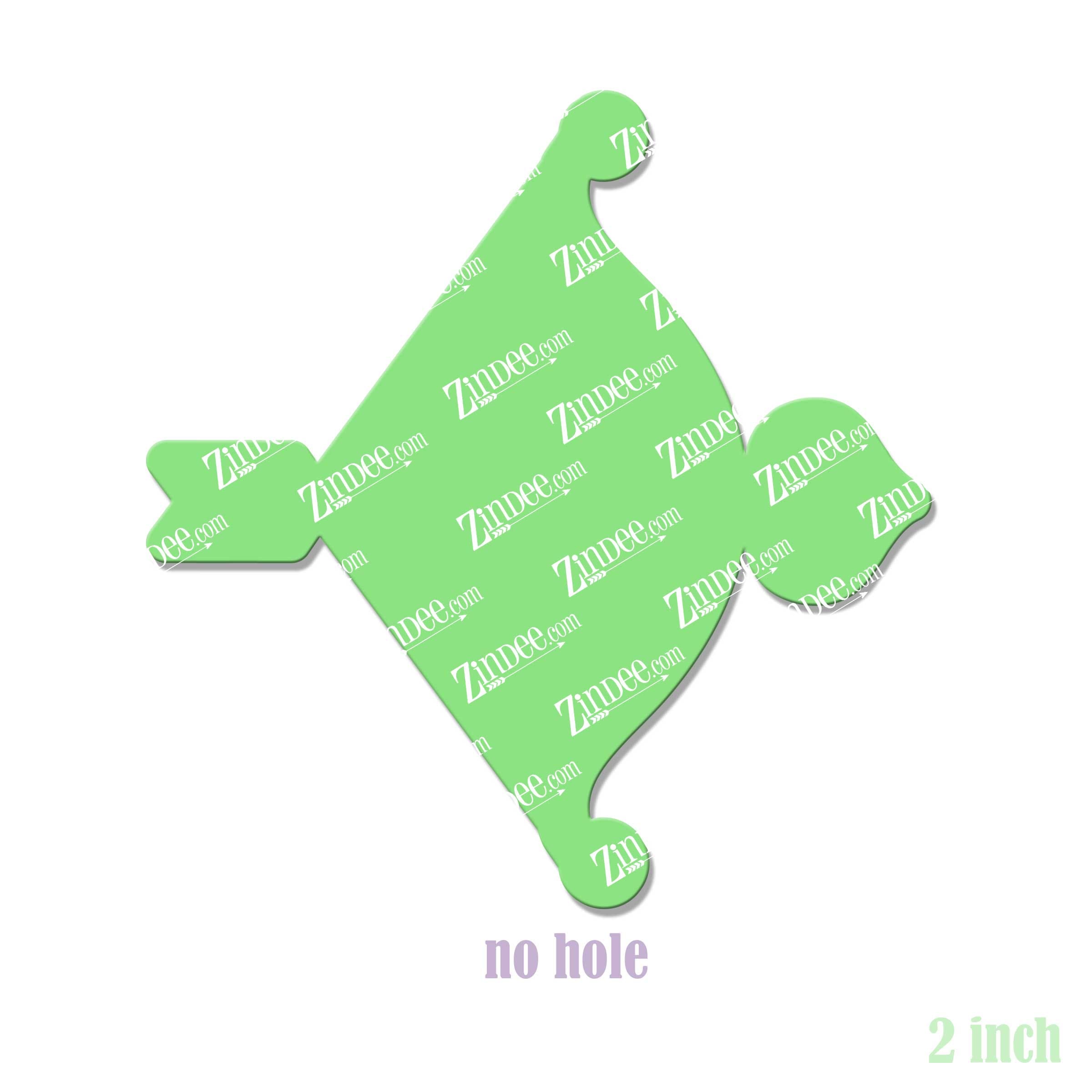 Alternative view of Cupids Arrow Acrylic Blank- Sticker- UV DTF (2 inch) NO HOLE