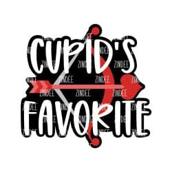 Cupid's Favorite – Acrylic Badge Reel Blank (2") No Hole | Optional Sticker or UV DTF