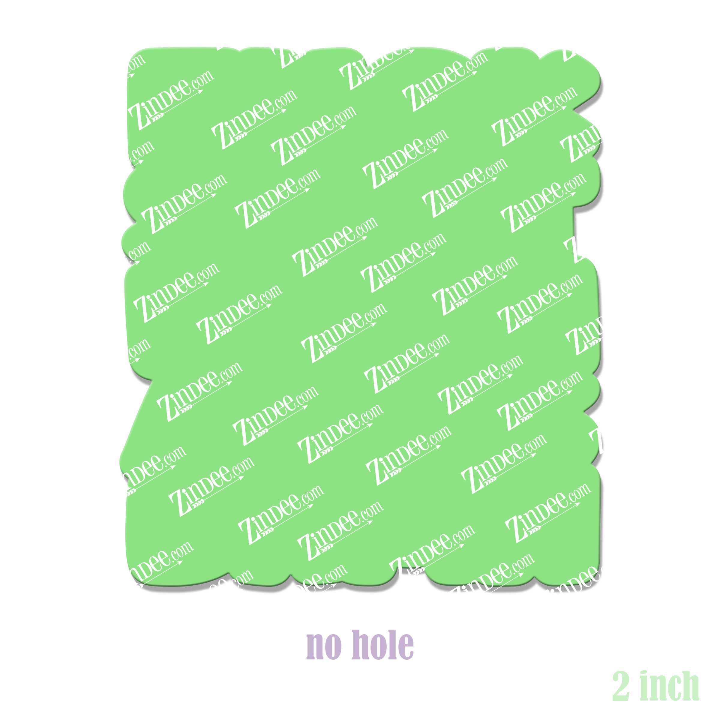 Alternative view of Curse Words Acrylic Blank- Sticker- UV DTF (2 inch) NO HOLE