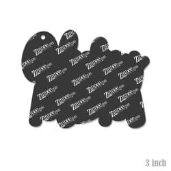 Alternative view of Cursive Hockey Mom Acrylic Blank- Sticker- UV DTF (3 inch)