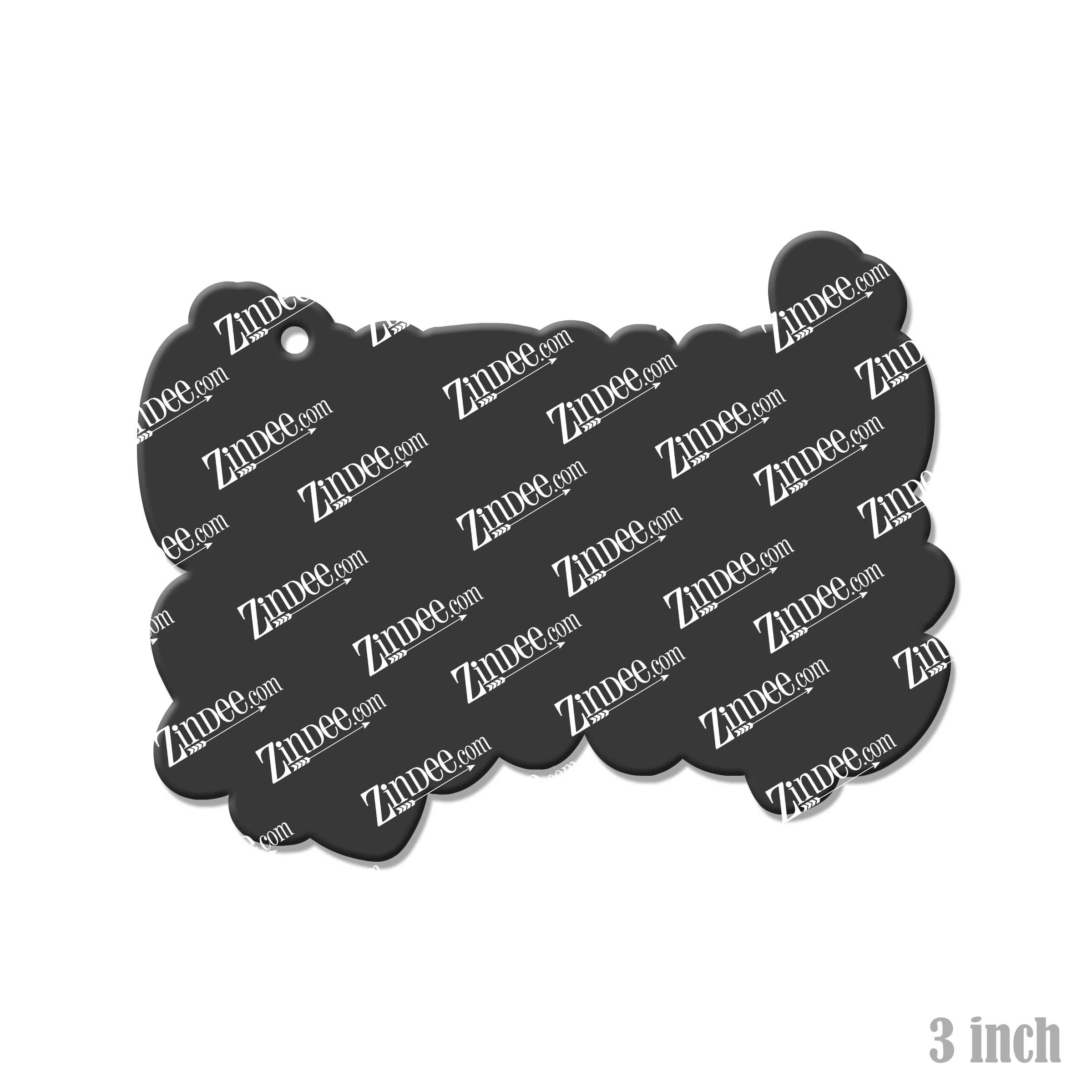 Customer Service acrylic blank (3 inch) (5 piece minimum)