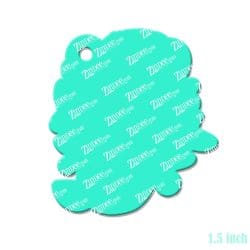Alternative view of Cute Mermaid Acrylic Blank- Sticker- UV DTF (1.5 inch)
