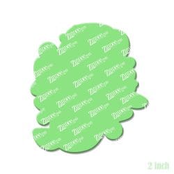 Alternative view of Cute Mermaid – Acrylic Badge Reel Blank (2") No Hole | Optional Sticker or UV DTF