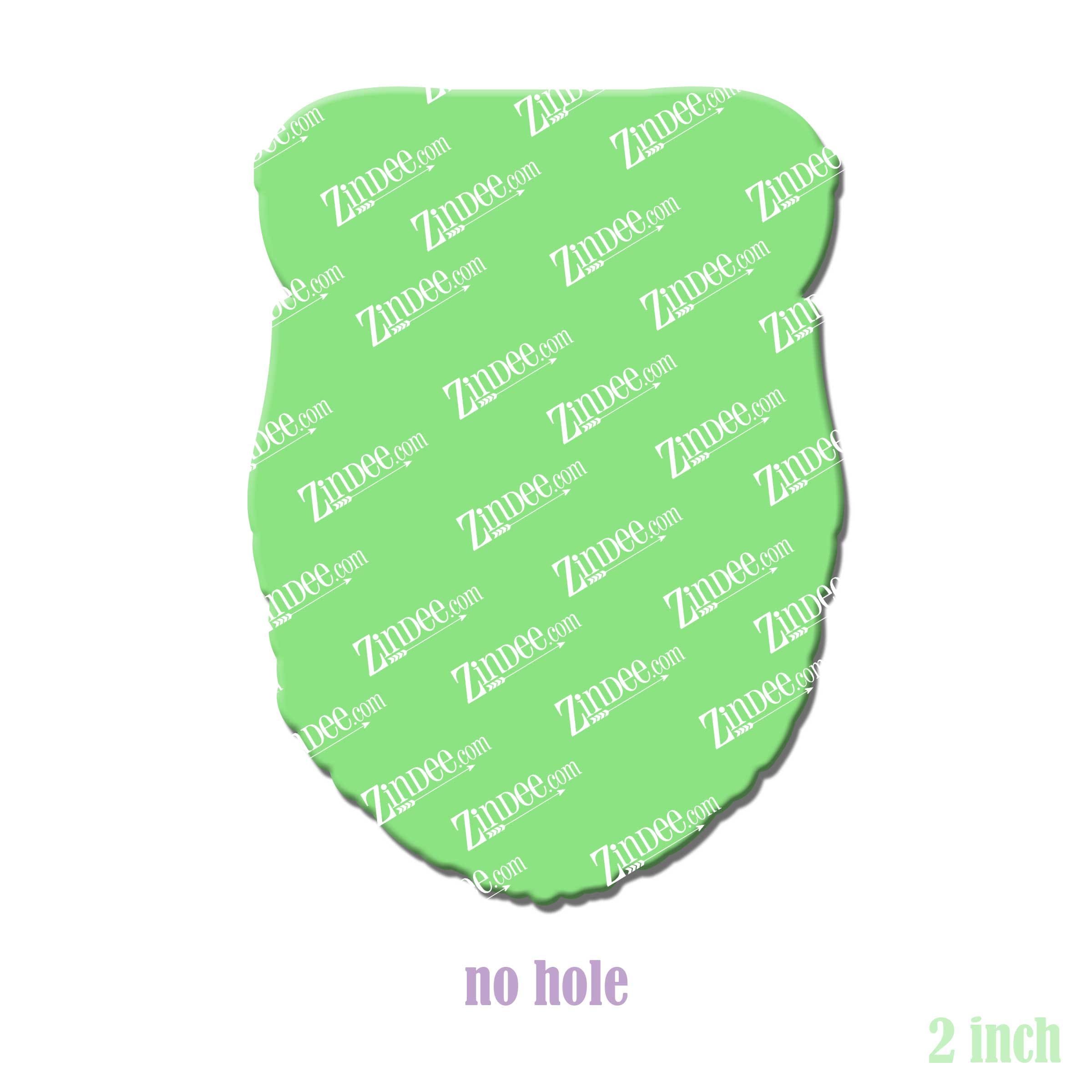 Alternative view of Dad Beard Acrylic Blank- Sticker- UV DTF (2 inch) NO HOLE