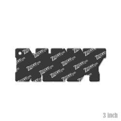 Alternative view of Daddy (word) – Acrylic Keychain Blank (3") | Optional Sticker or UV DTF