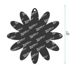 Daisy – Acrylic Keychain Blank (3") | Optional Sticker or UV DTF