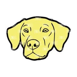 Alternative view of Dalmatian Head acrylic blank (3 inch) (5 piece minimum)