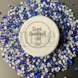 Dark amethyst AB Hotfix Rhinestone ss10 (machine cut) 10 Gross