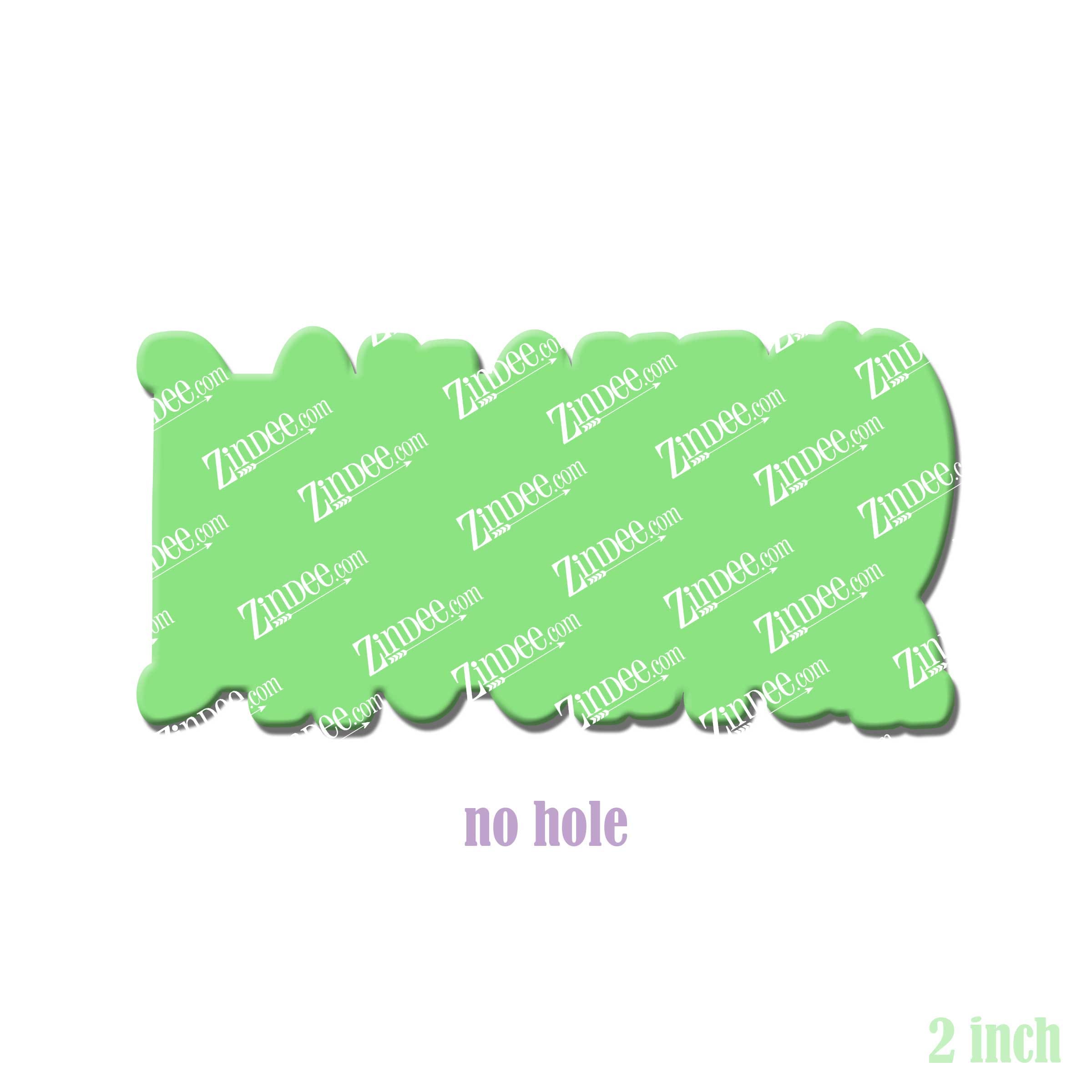 Daughter (word) acrylic blank (2 inch) NO HOLE (5 piece minimum)