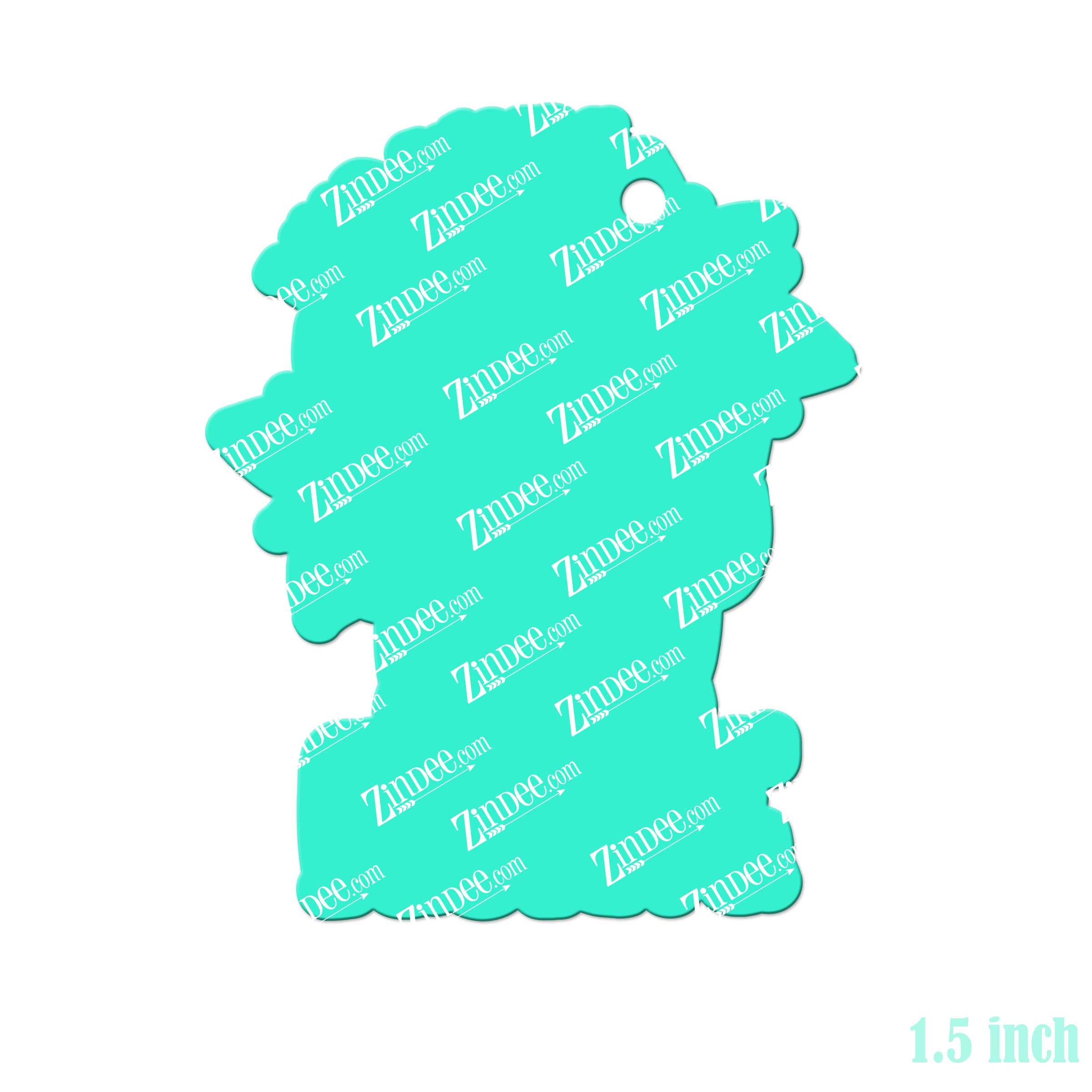 Dead But Festive Acrylic Blank- Sticker- UV DTF (1.5 inch) - Image 2