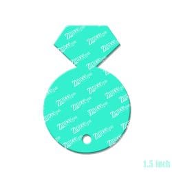Alternative view of Diamond Ring (no cut out) Acrylic Blank- Sticker- UV DTF (1.5 inch)