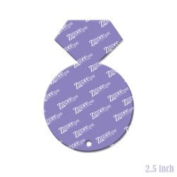 Alternative view of Diamond Ring (no cut out) Acrylic Blank- Sticker- UV DTF (2.5 inch)