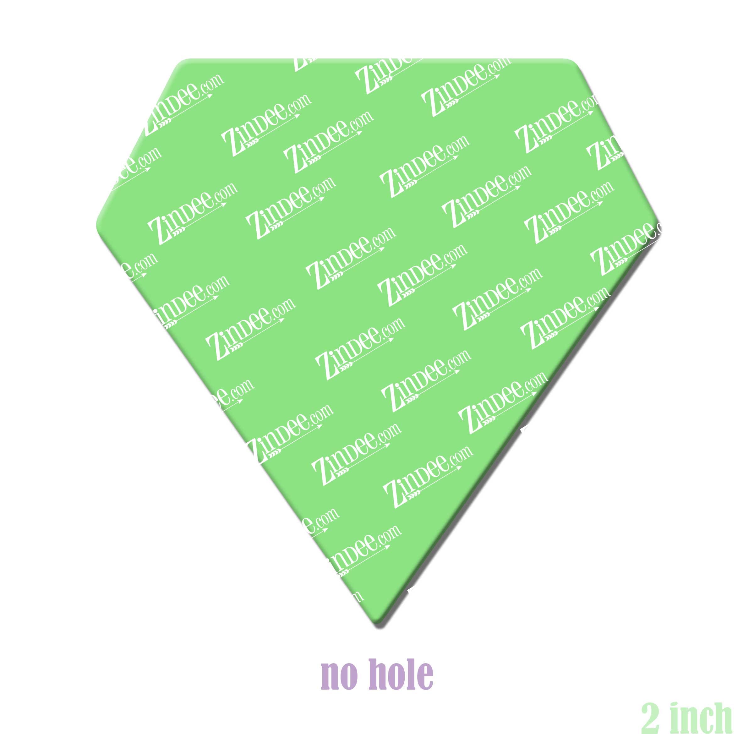 Alternative view of Diamond Stone Acrylic Blank- Sticker- UV DTF (2 inch) NO HOLE