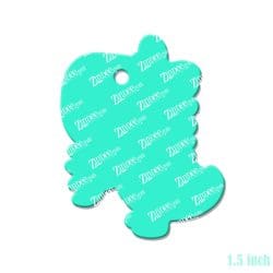 Alternative view of Dino with Arm Extenders (GIRL) Acrylic Blank- Sticker- UV DTF (1.5 inch)