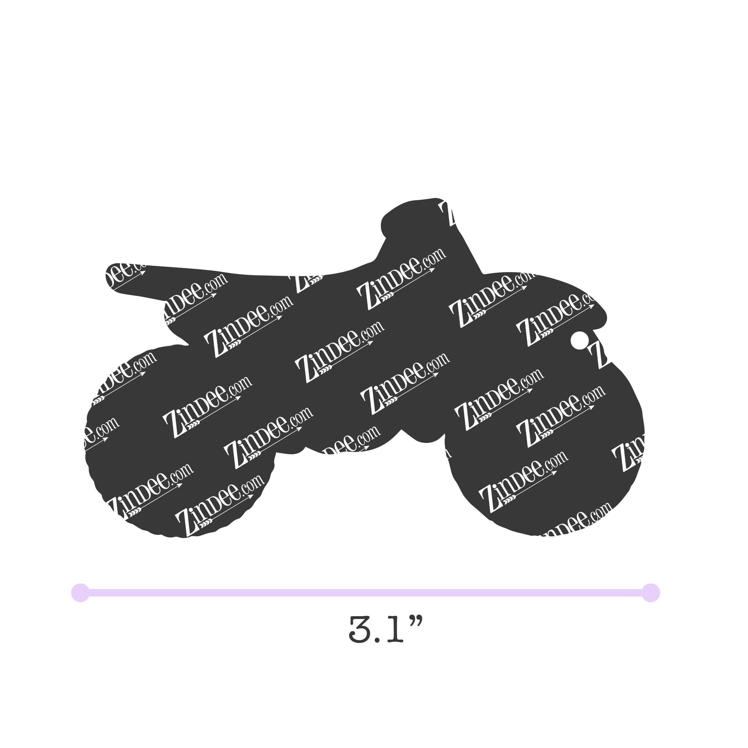 Dirt Bike acrylic blank (3 inch)