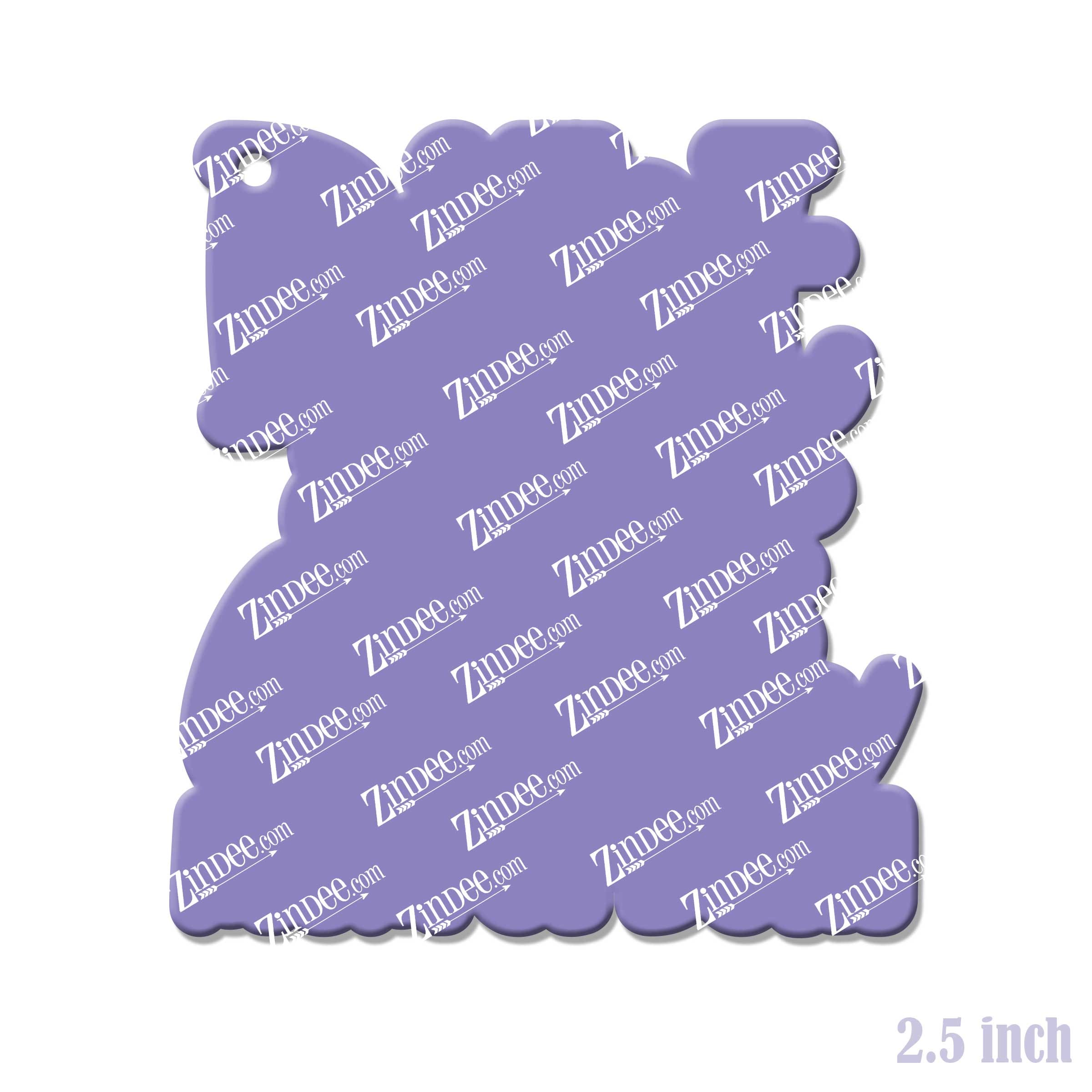 Dirt N Glitter Mom of Both Acrylic Blank- Sticker- UV DTF (2.5 inch) - Image 2