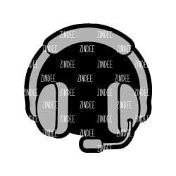 Dispatch Headset Acrylic Blank- Sticker- UV DTF (1.5 inch)