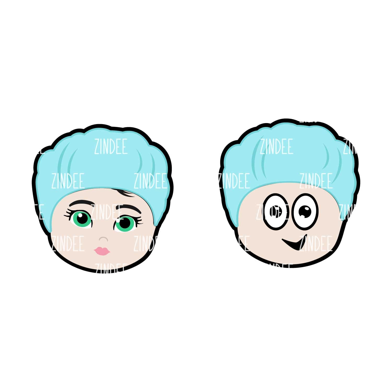 Alternative view of Doctor Nurse acrylic blank (3 inch) (5 piece minimum)