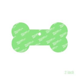 Alternative view of Dog Bone – Acrylic Keychain Blank (2") | Optional Sticker or UV DTF
