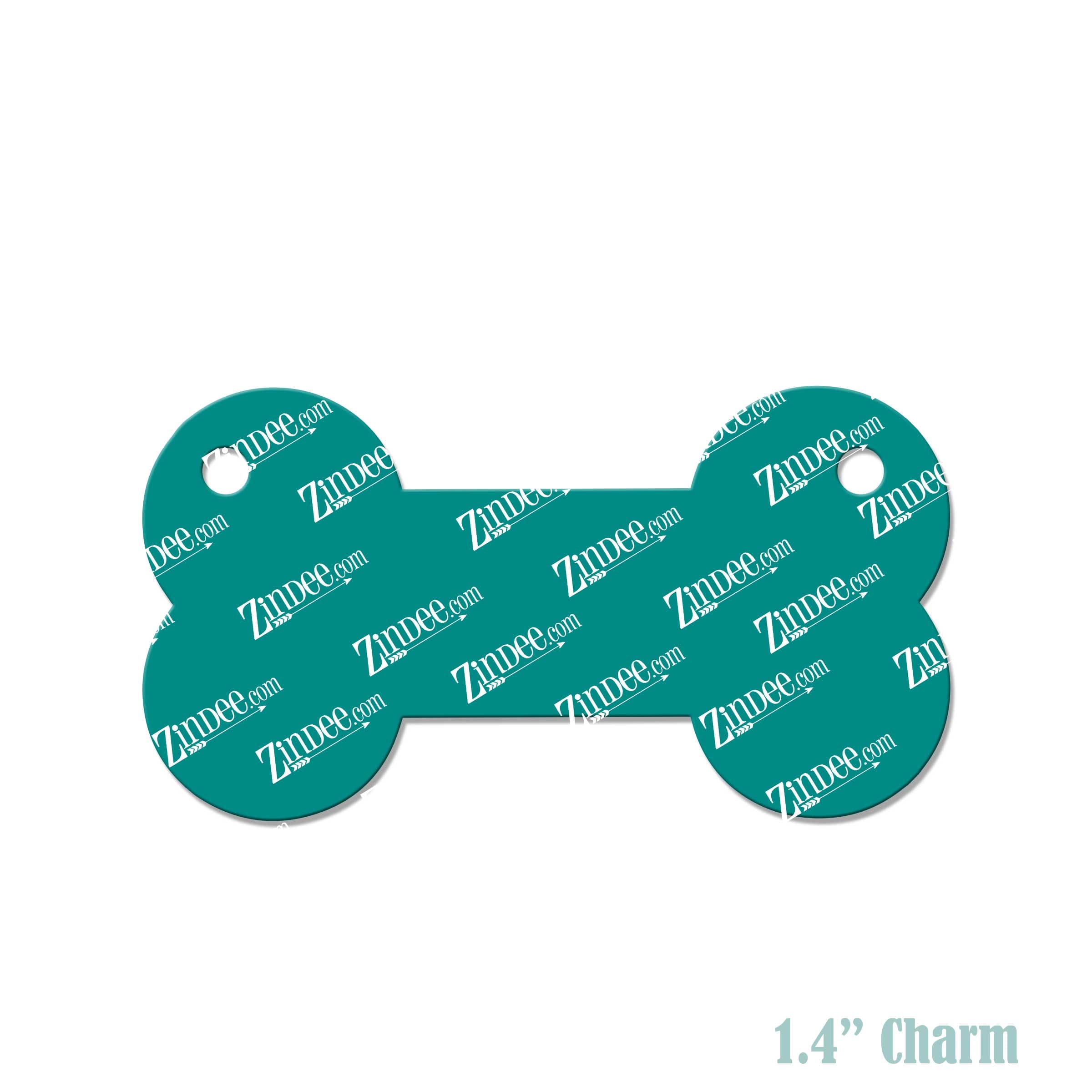 Dog Bone Charm (10 Pack) 2 holes