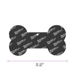 Dog Bone – Acrylic Keychain Blank (3") | Optional Sticker or UV DTF
