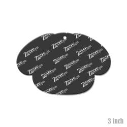 Alternative view of Dog Face – Acrylic Keychain Blank (3") | Optional Sticker or UV DTF